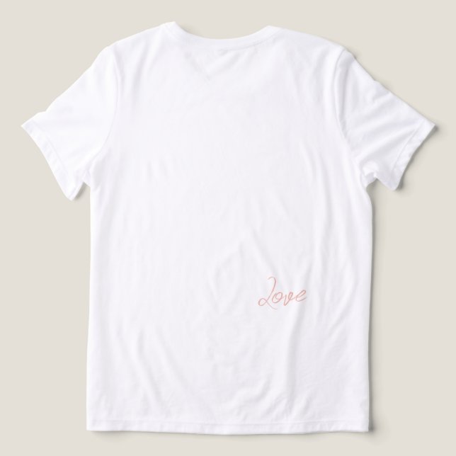 T-Shirt Tri-Blend Shirt (Design Rückseite)