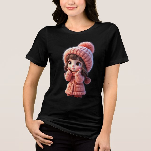 T-Shirt Tri-Blend Shirt (Vorderseite)