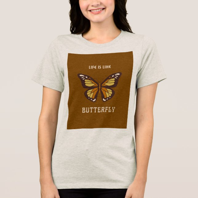 T-Shirt Tri-Blend Shirt (Vorderseite)