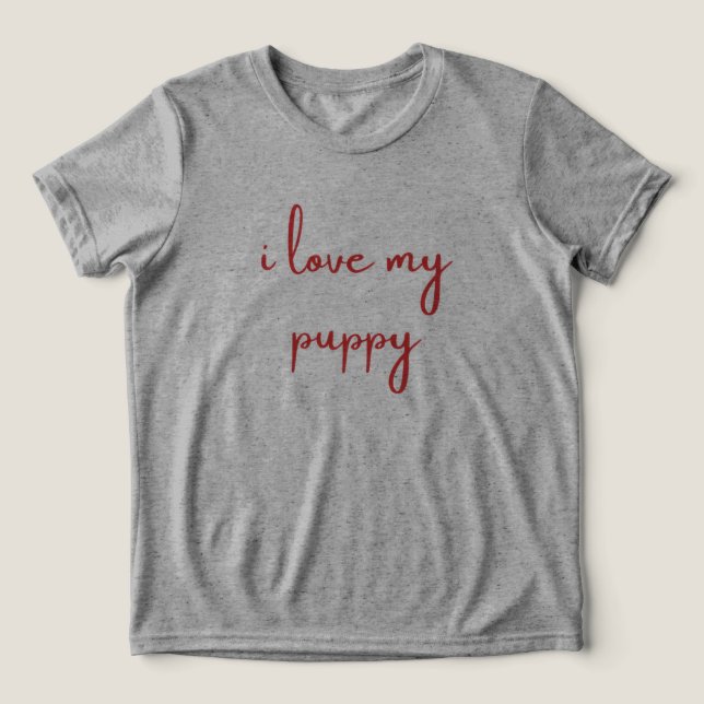 T-Shirt Tri-Blend Shirt (Design Vorderseite)