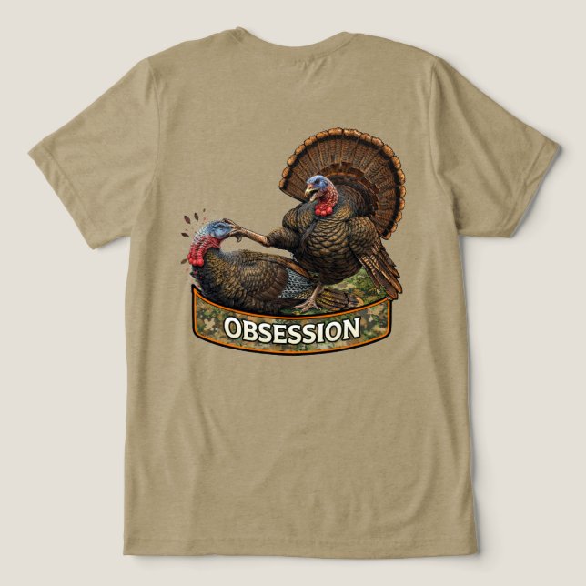 T-Shirt Tri-Blend Shirt (Design Rückseite)