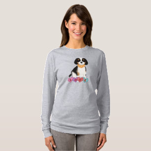 T-shirt Tri Cavalier King Charles Spaniel Valentine