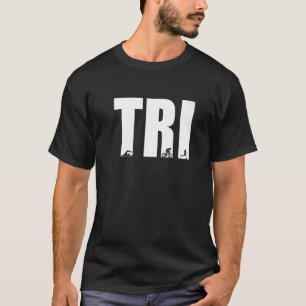 T-shirt Tri Graphic Run Vélo natation Triathlon Triathlon