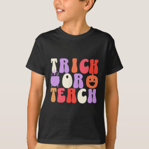 T-shirt Tri Ou Enseigner Halloween Enseignant Super