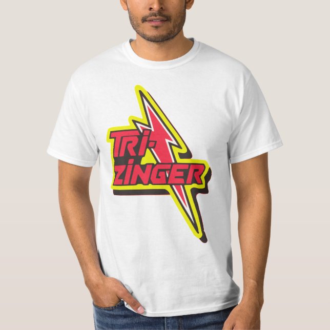 T-shirt Tri-Zinger pièce en t adulte (Devant)