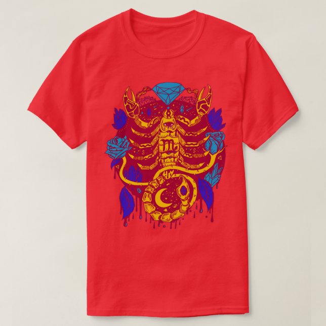 T-shirt Triad Mystic Scorpio Zodiac (Design devant)
