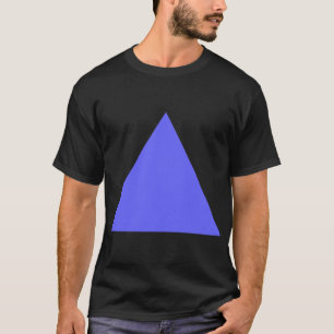 T-shirt Triangle - Bleu électrique