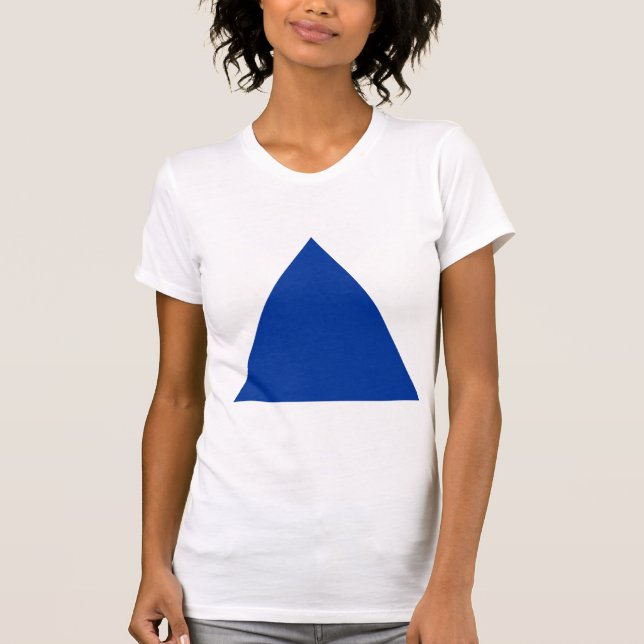 T-shirt Triangle - bleu marine (Devant)