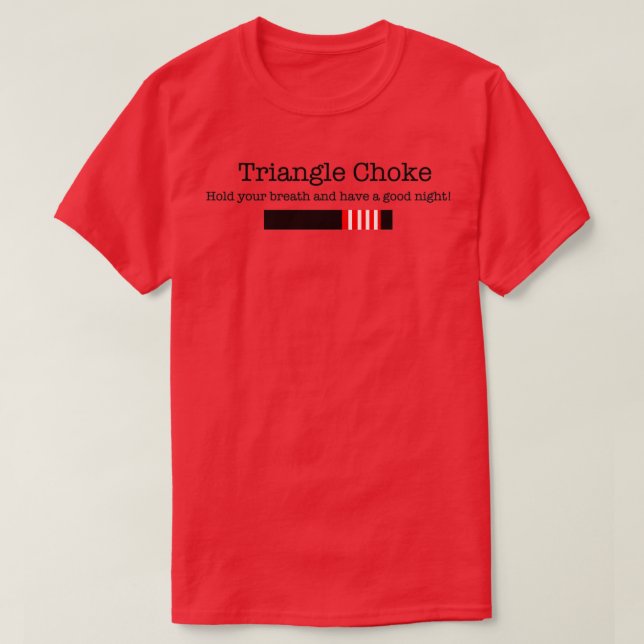 T-shirt Triangle choke BJJ (Design devant)