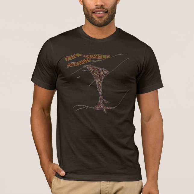 T-shirt Triangle des Bermudes (Devant)