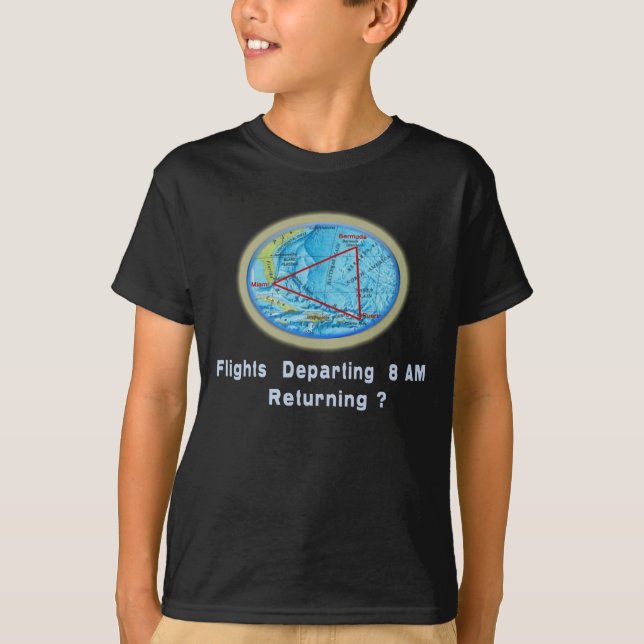 T-shirt Triangle des Bermudes (Devant)