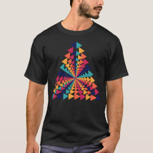 T-SHIRT TRIANGLE GEOMETRIC TYPE TSHIRT.