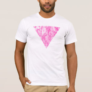 T-shirt triangle rose