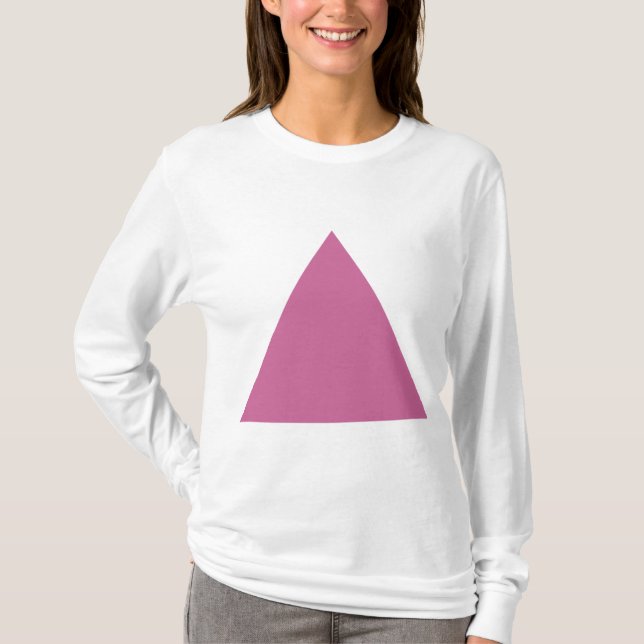 T-shirt Triangle - Rose Dusty (Devant)