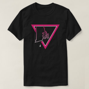T-shirt triangle rose rhode island