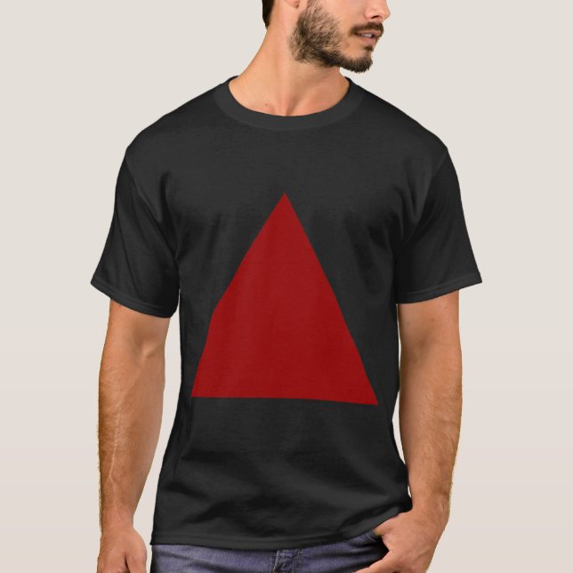 T-shirt Triangle - Ruby (Devant)