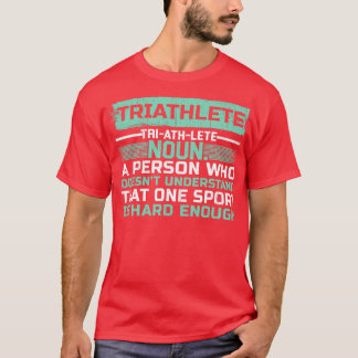 T-shirt Triathle Triathlon Triathlon Swim Run Vélo Ride