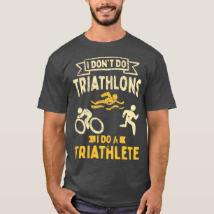 T-shirt Triathlète de triathlon 14