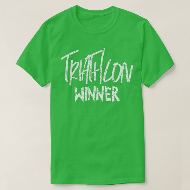 T-shirt Triathlète de triathlon 32 (Design devant)