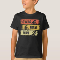 Triathlon - Course à vélo de natation
