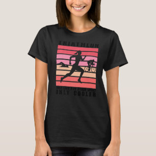 T-shirt Triathlon Femmes Triathlètes Course Vélo de natati