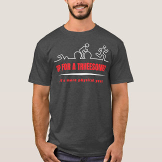 T-shirt Triathlon Funny Citation Desi