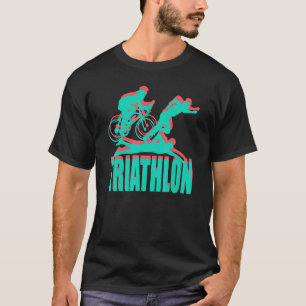 T-shirt Triathlon Natation Cyclisme Course Triathlon