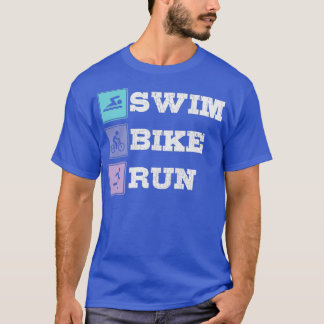 T-shirt Triathlon Swim Bike Run 34