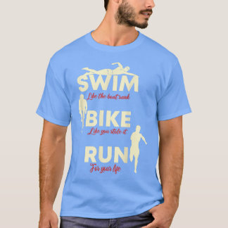 T-shirt Triathlon Swimming Cycling Running 1369