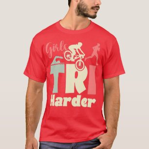 T-shirt Triathlon Triathlon de Tri Harder