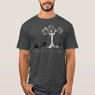T-shirt Triathlon vs Treeathlon un triathlon a lieu à