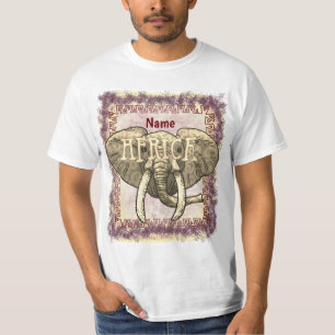 T-shirt Tribal Africa Elephant
