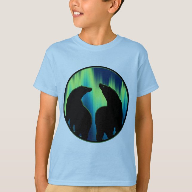 T-shirt Tribal Bear Art Sweatshirt Bears Kid's Bears Shirt (Devant)