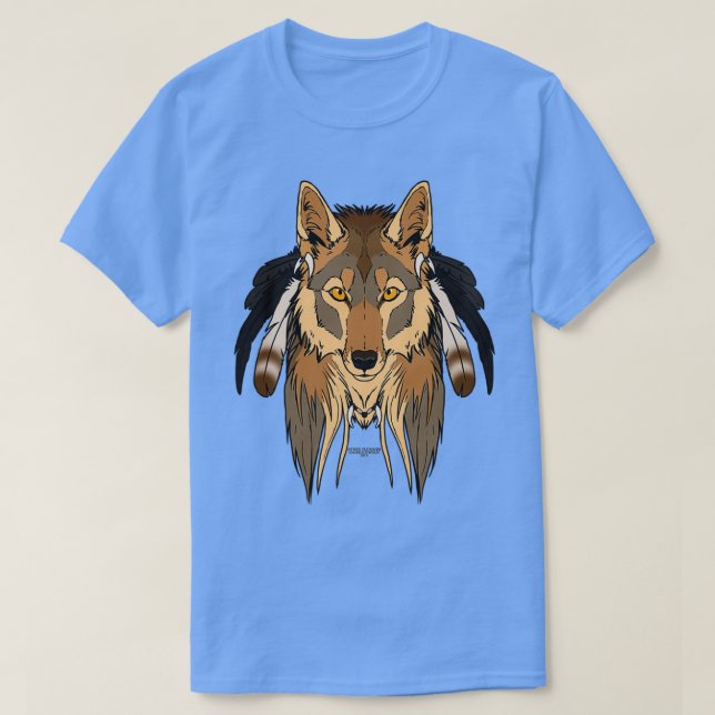 T-shirt Tribal Coyote  (Design devant)