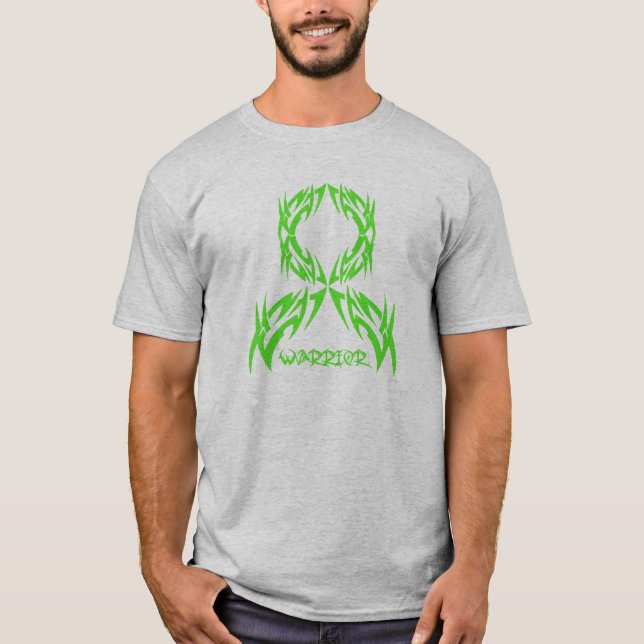 T-shirt Tribal du guerrier des hommes de Cancer de (Devant)