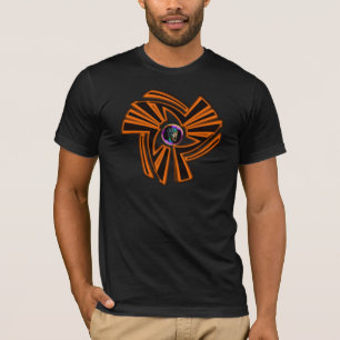 T-shirt tribal numérique avec dragon en bulle
