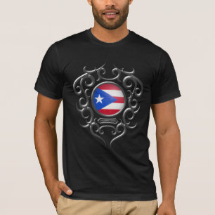 T-shirt Tribal portoricain de fer - obscurité