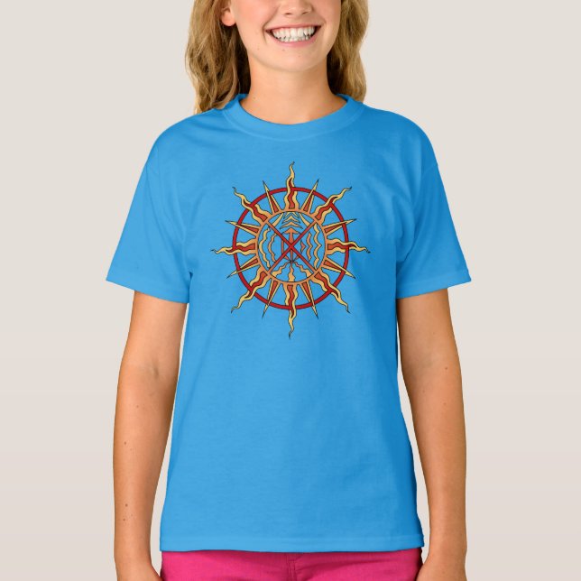 T - Shirt--Tribal-Shirt für die Elemente der Mutte T-Shirt (Vorderseite)