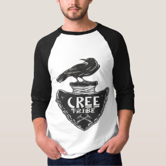 T-shirt Tribe crie - Amérindien Corbeau Spirit