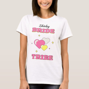 T-shirt TRIBU DE LA MARIÉE Nom modifiable pour l'enterreme