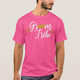 T-shirt Tribu de Marié Homme Coeur Engagement Mariage Fête
