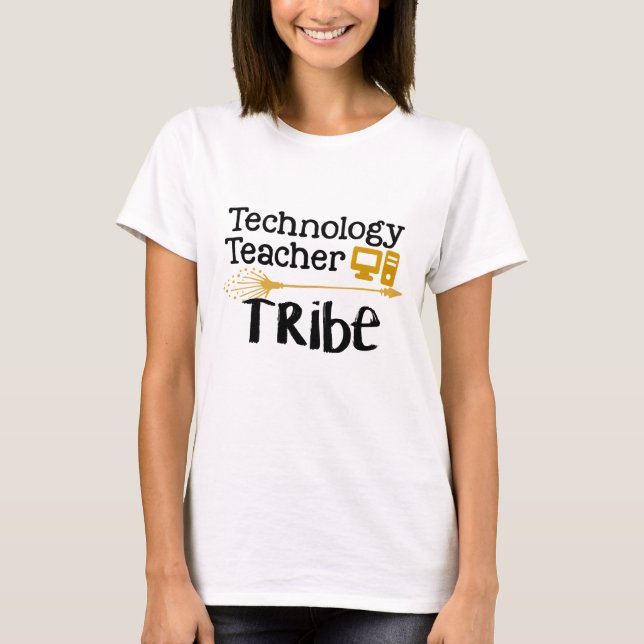 T-shirt Tribu de professeur de technologie (Devant)