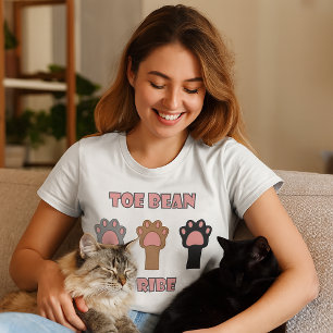 T-shirt Tribu des Pattes de Chat aux Douces Pattes Design