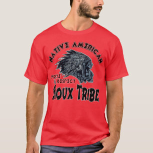 T-shirt tribu sioux des Amérindiens