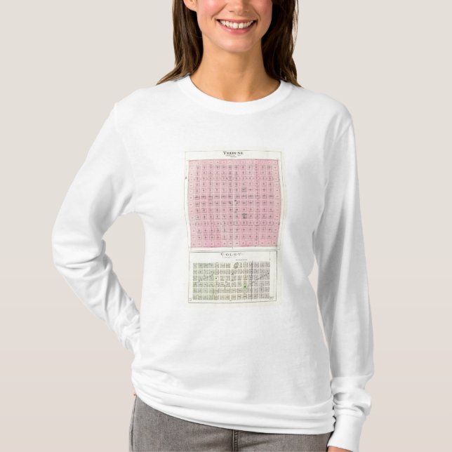 T-shirt Tribune, le comté de Greeley, le Kansas (Devant)