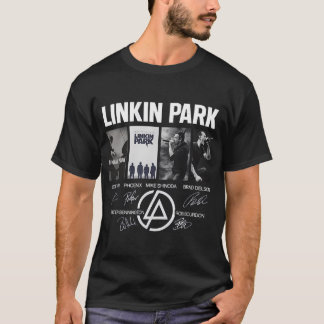 T-shirt Tribute au groupe Linkin Park - Signatures des mem