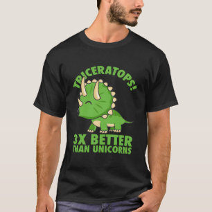 T-shirt Tricératops cool 3X Meilleur que Unicorns Drôle Di