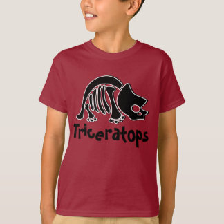 T-shirt Tricératops Skeleton