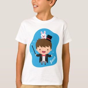 T-shirt Trick de Magicien Mignon Lapin Magique Pour Enfant