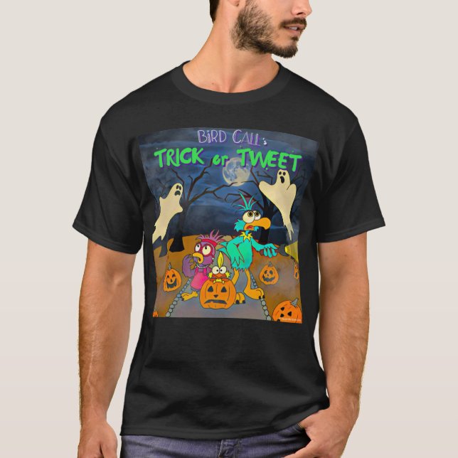T - Shirt trick oder Getweetet (Vorderseite)